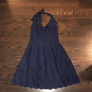 Lilly Pulitzer navy halter dress